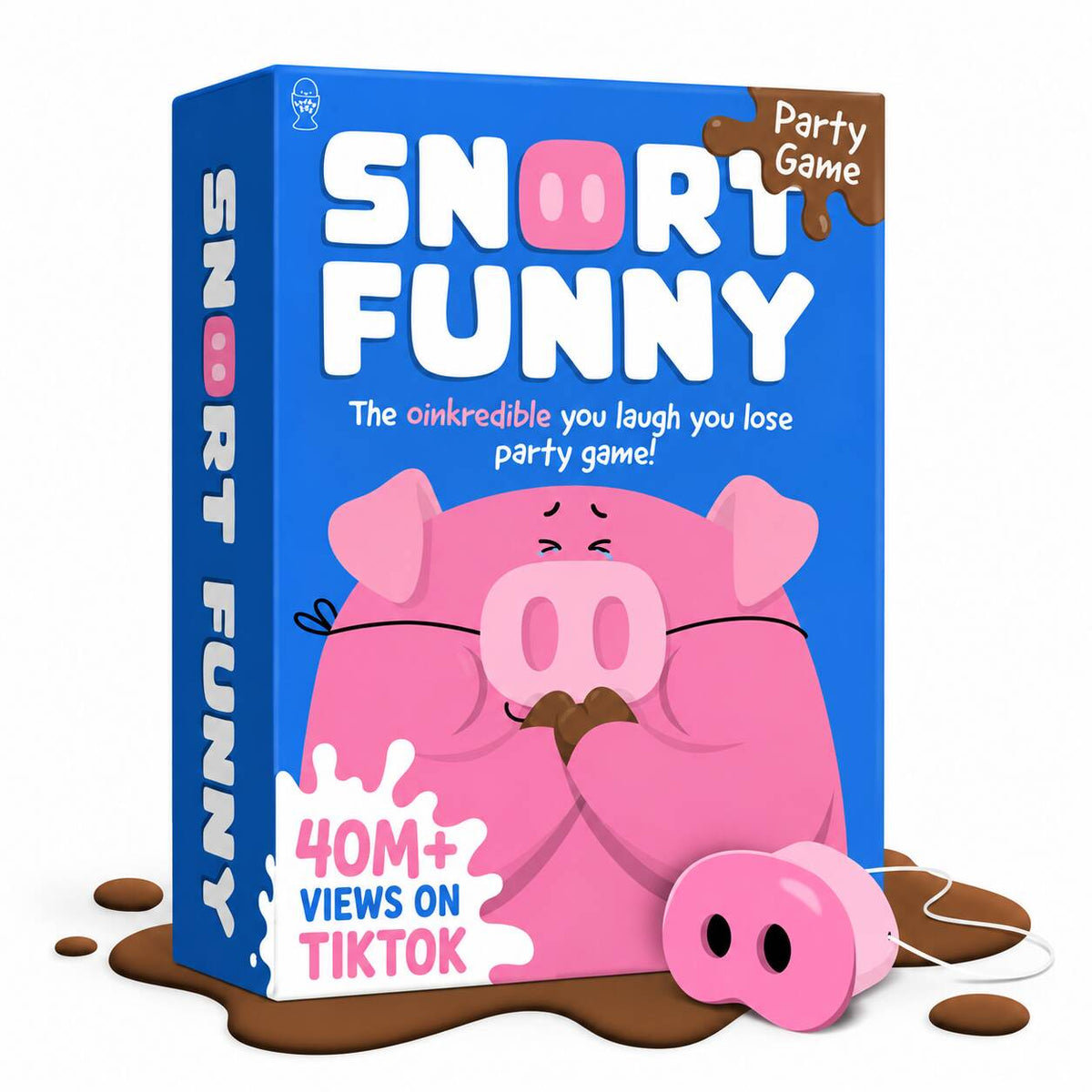 Funny Pig Snout Party Game – Hilarious Family Card Game for Kids & Adults