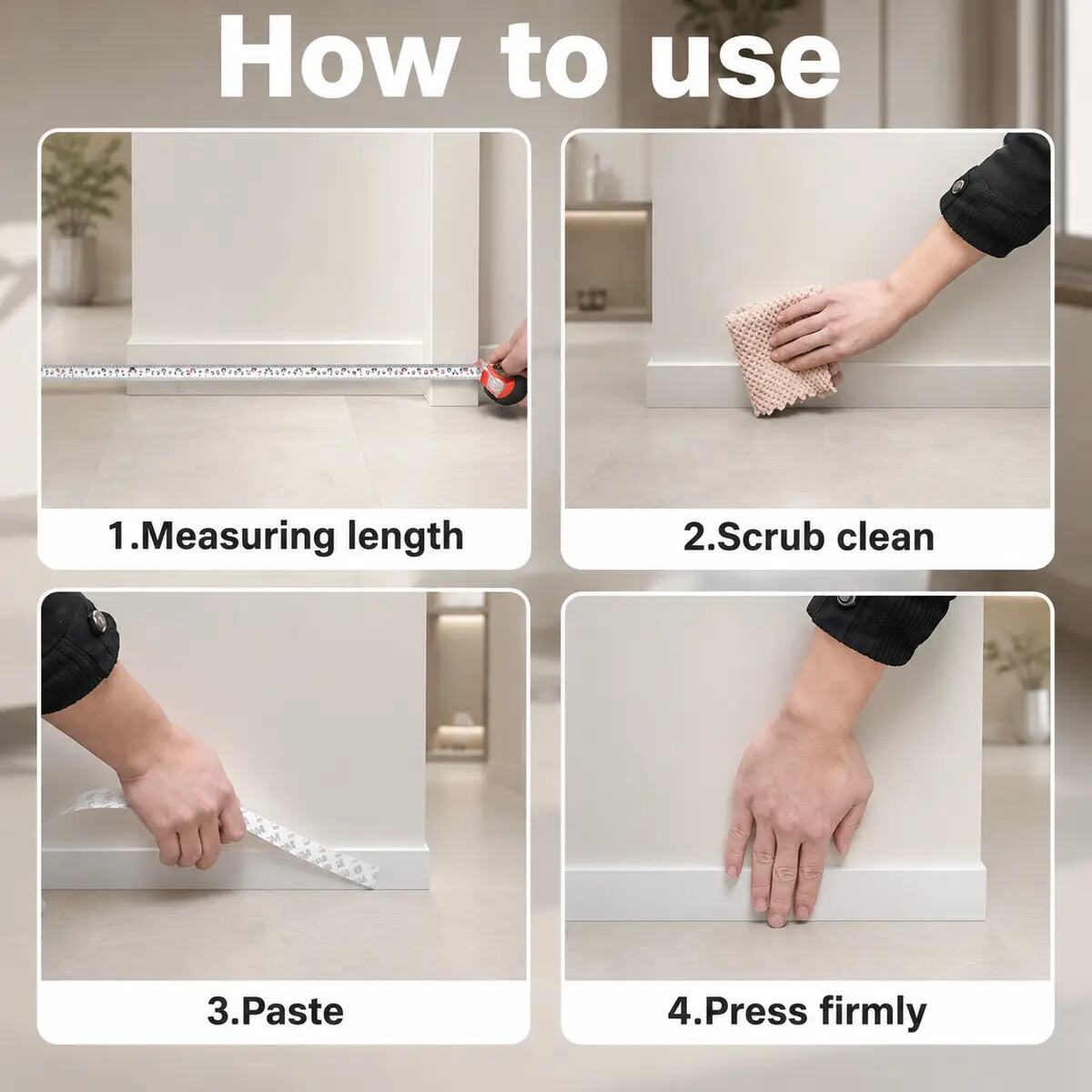 Door Window Draft Seal Tape, Weather Stripping Insulation Strip