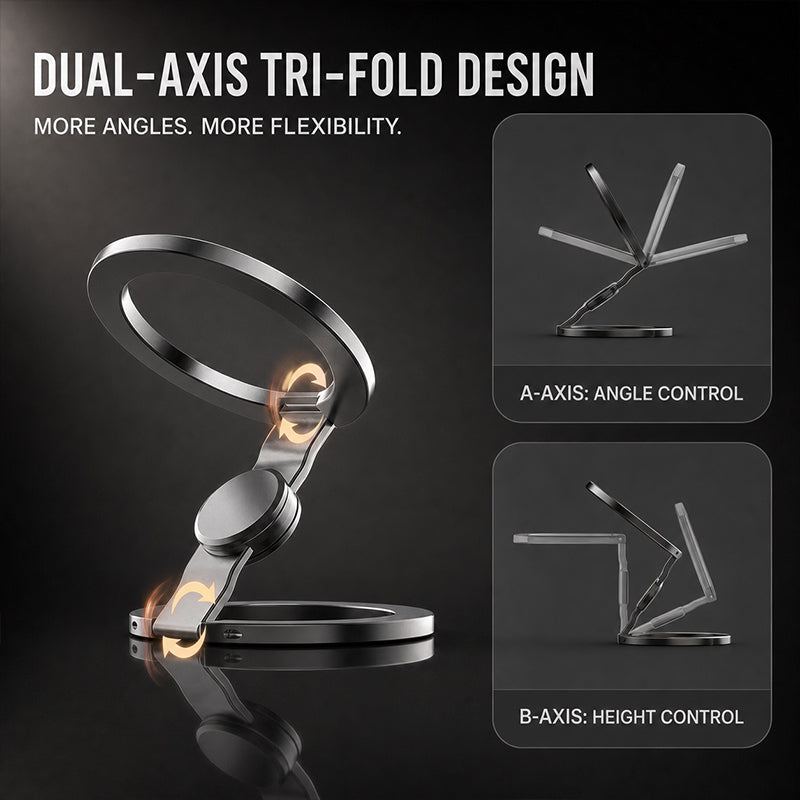 Magnetic Foldable Fidget Spinner Phone Stand