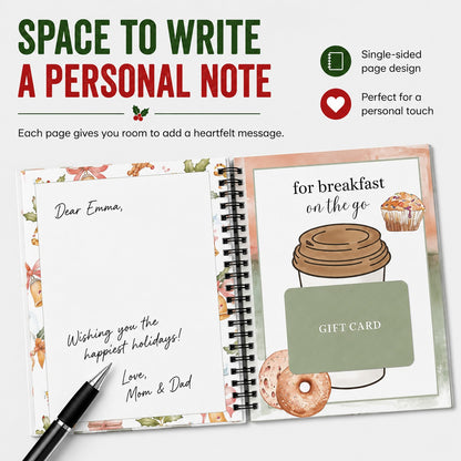 🎄 Christmas Gift Card Book – 12 Days of Holiday Surprises