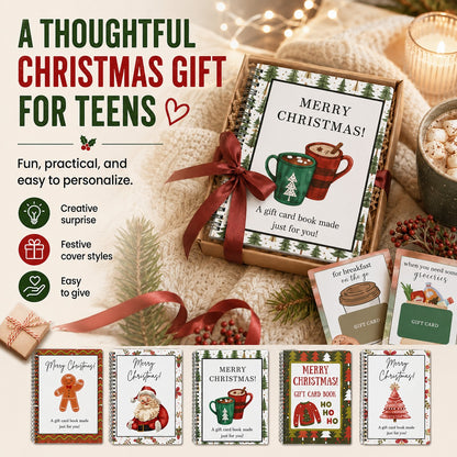 🎄 Christmas Gift Card Book – 12 Days of Holiday Surprises
