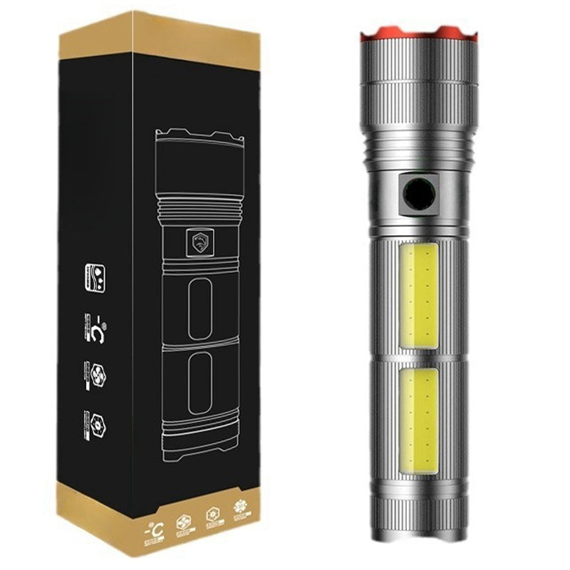 Ultra Bright Portable LED Flashlight – Long Range High Power Torch for Camping, Hiking & Emergency Lighting