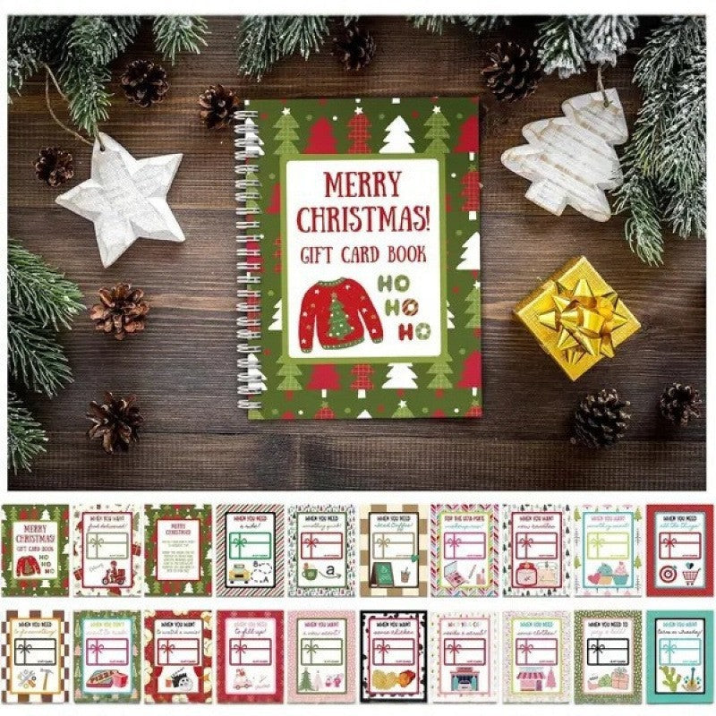🎄 Christmas Gift Card Book – 12 Days of Holiday Surprises